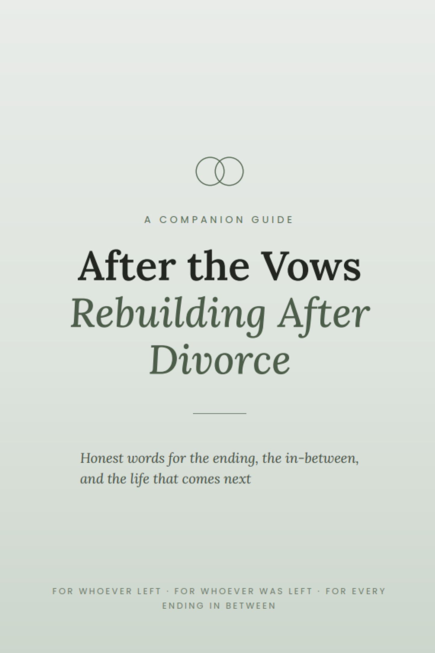 After The Vows - Rebuilding After Divorce