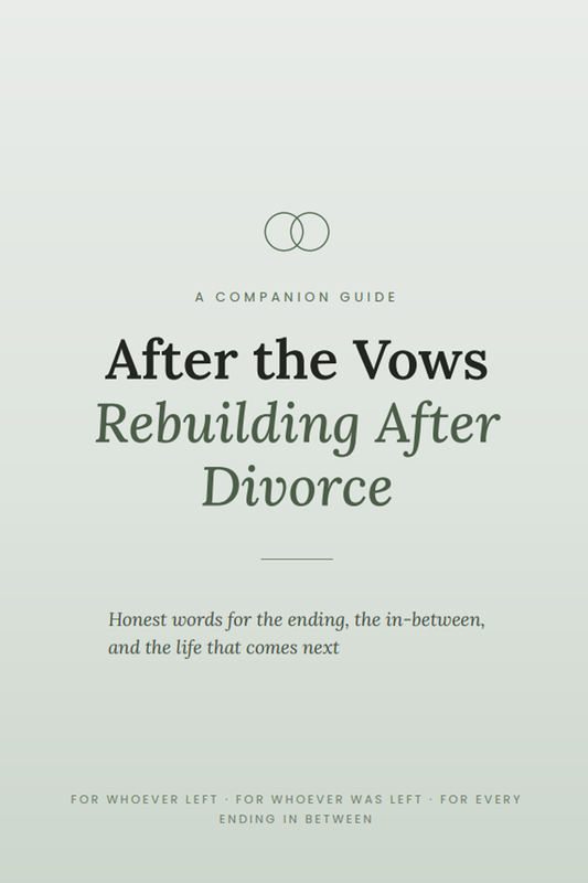 After The Vows - Rebuilding After Divorce